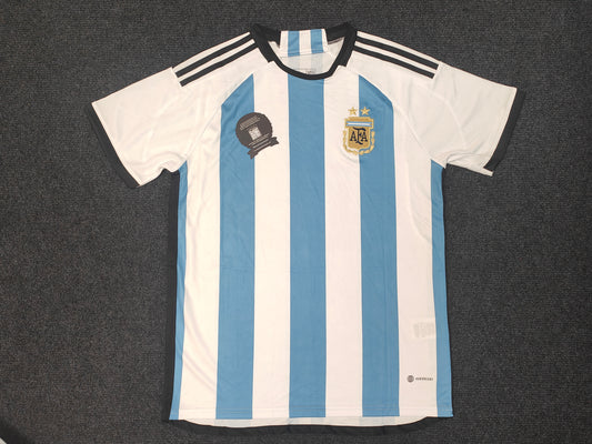 Messi Argentina 22/23 Season Home Autograph Jersey coa