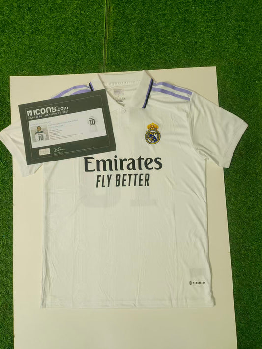 Luka Modrić Real Madrid 22/23 Season Home Autograph Jersey Icons coa