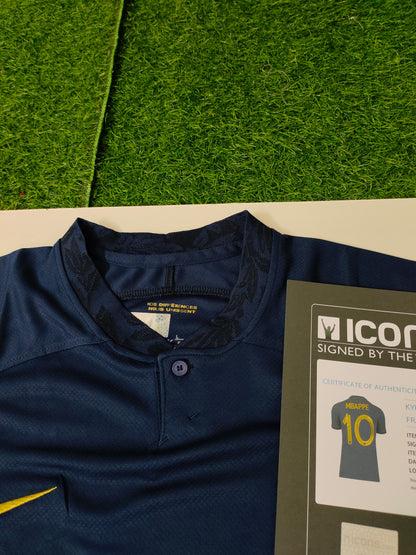 Kylian Mbappé Qatar Temporada 22/23 Camiseta Local Autografiada Icons coa