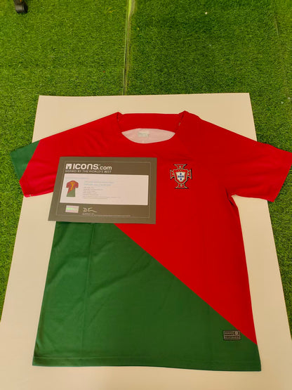 Cristiano Ronaldo Portugal national 2022 Qatar World Cup Autograph Jersey Icons coa