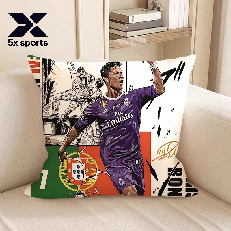 Soccer Merchandise: Messi, Cristiano Ronaldo, Neymar, Mbappé Body pillow
