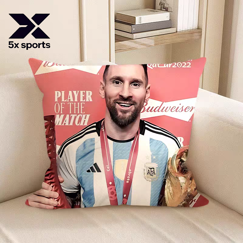 Soccer Merchandise: Messi, Cristiano Ronaldo, Neymar, Mbappé Body pillow