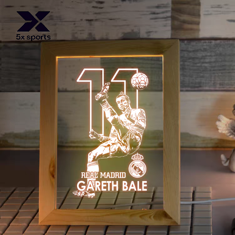 Soccer Merchandise: Messi, Cristiano Ronaldo, Neymar, Mbappé LED Night Lights