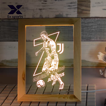 Soccer Merchandise: Messi, Cristiano Ronaldo, Neymar, Mbappé LED Night Lights