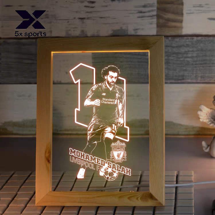 Soccer Merchandise: Messi, Cristiano Ronaldo, Neymar, Mbappé LED Night Lights