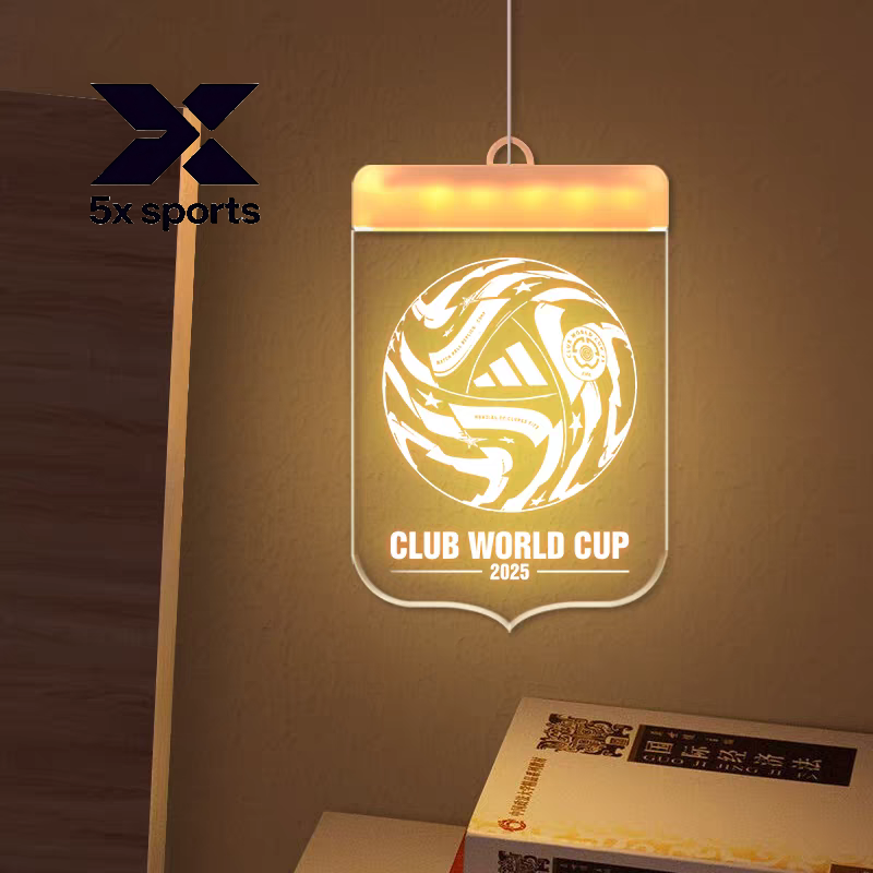 Soccer Merchandise Real Madrid, Inter Milan, Barcelona LED Wall Night Light