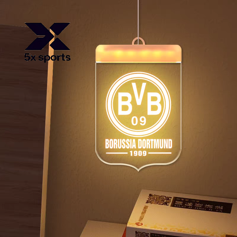 Soccer Merchandise Real Madrid, Inter Milan, Barcelona LED Wall Night Light