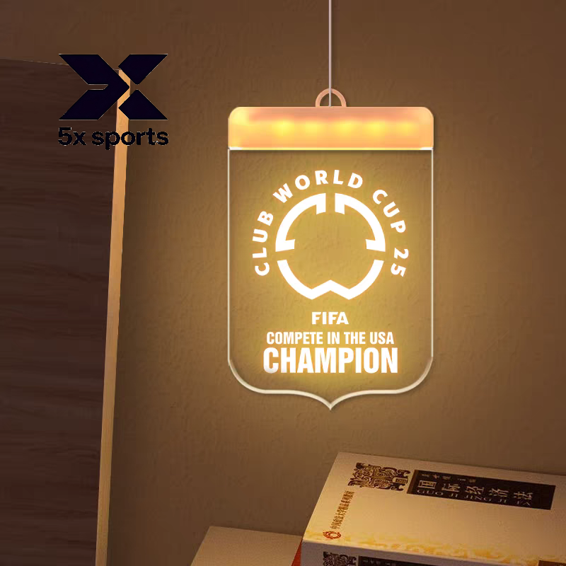 Soccer Merchandise Real Madrid, Inter Milan, Barcelona LED Wall Night Light