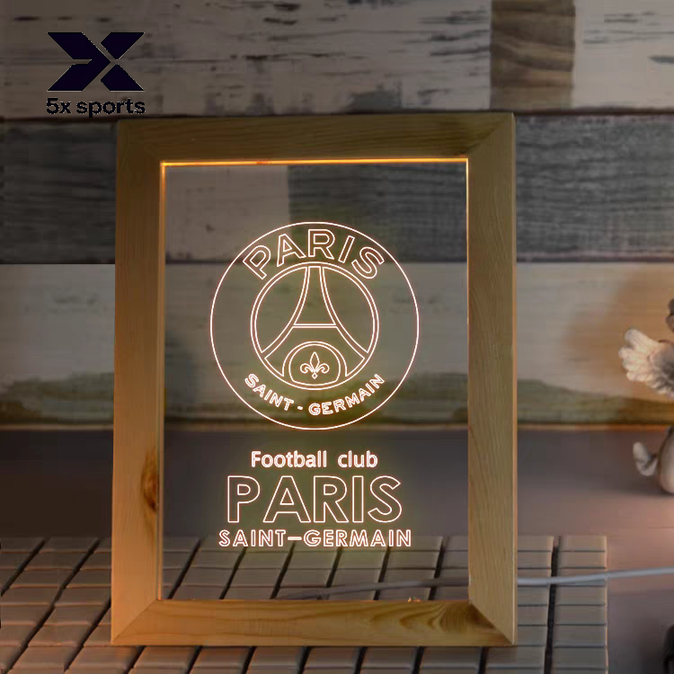 Soccer Merchandise: Messi, Cristiano Ronaldo, Neymar, Mbappé LED Night Lights