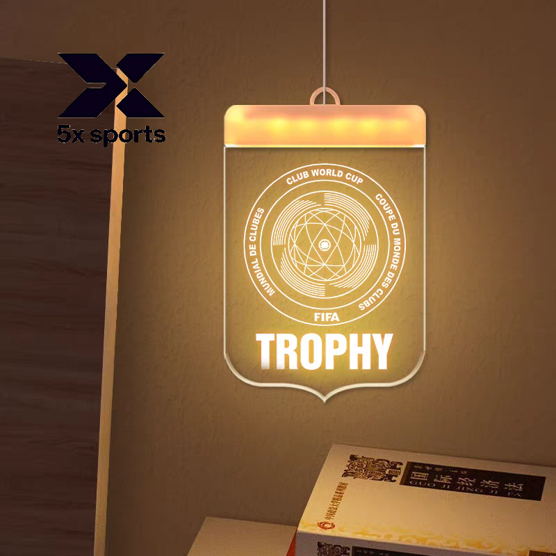 Soccer Merchandise Real Madrid, Inter Milan, Barcelona LED Wall Night Light