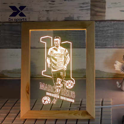 Soccer Merchandise: Messi, Cristiano Ronaldo, Neymar, Mbappé LED Night Lights