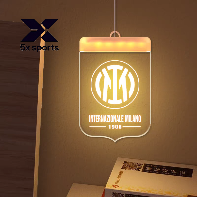 Soccer Merchandise Real Madrid, Inter Milan, Barcelona LED Wall Night Light