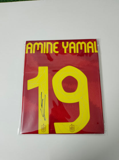 Yarmal Spanish National 24/25 Season Home Autograph Jersey Icons coa