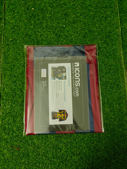 Messi, Suárez, and Neymar Home Autograph Jersey Icons coa