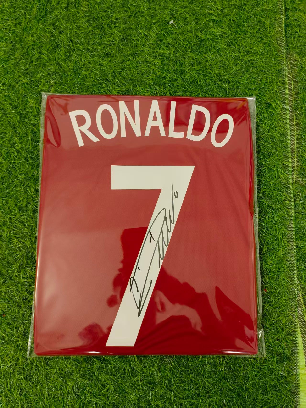 Camiseta autografiada de Cristiano Ronaldo, temporada 2016 de la Eurocopa, selección portuguesa lcons coa