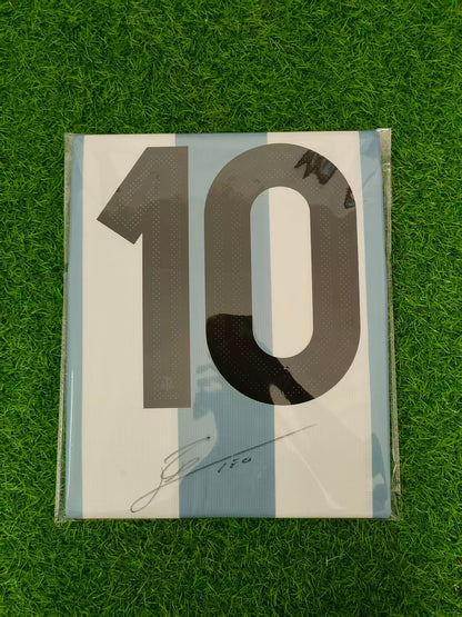 Messi 22/23 Argentina Home Autographed Jersey Icons coa