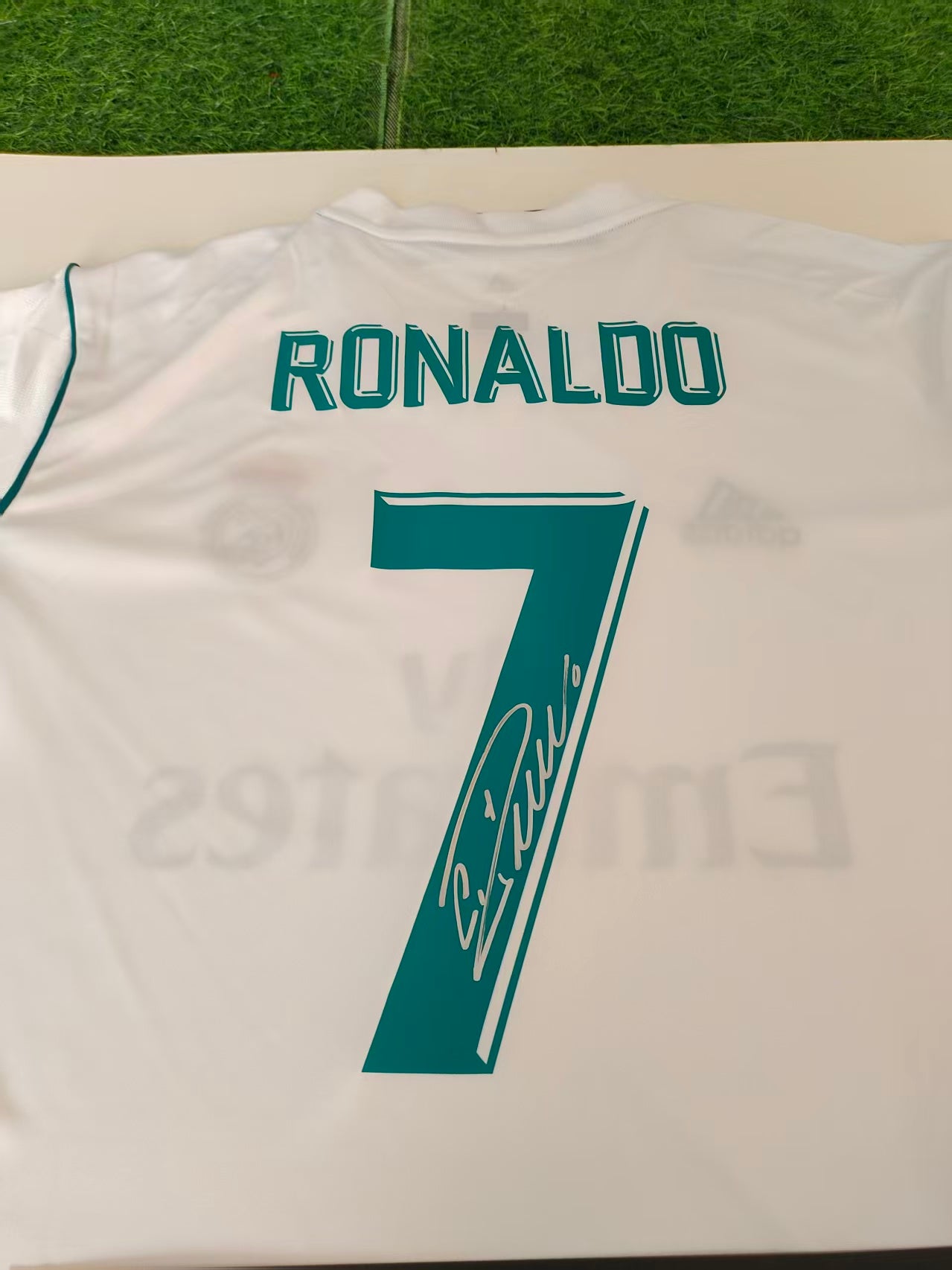 Cristiano Ronaldo Real Madrid 17/18 Season Home Autograph Jersey Icons coa