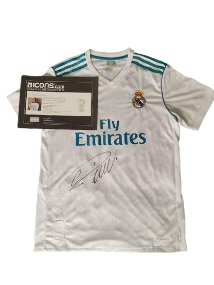 Cristiano Ronaldo 17/18 Real Madrid Home Autographed Jersey Icons coa