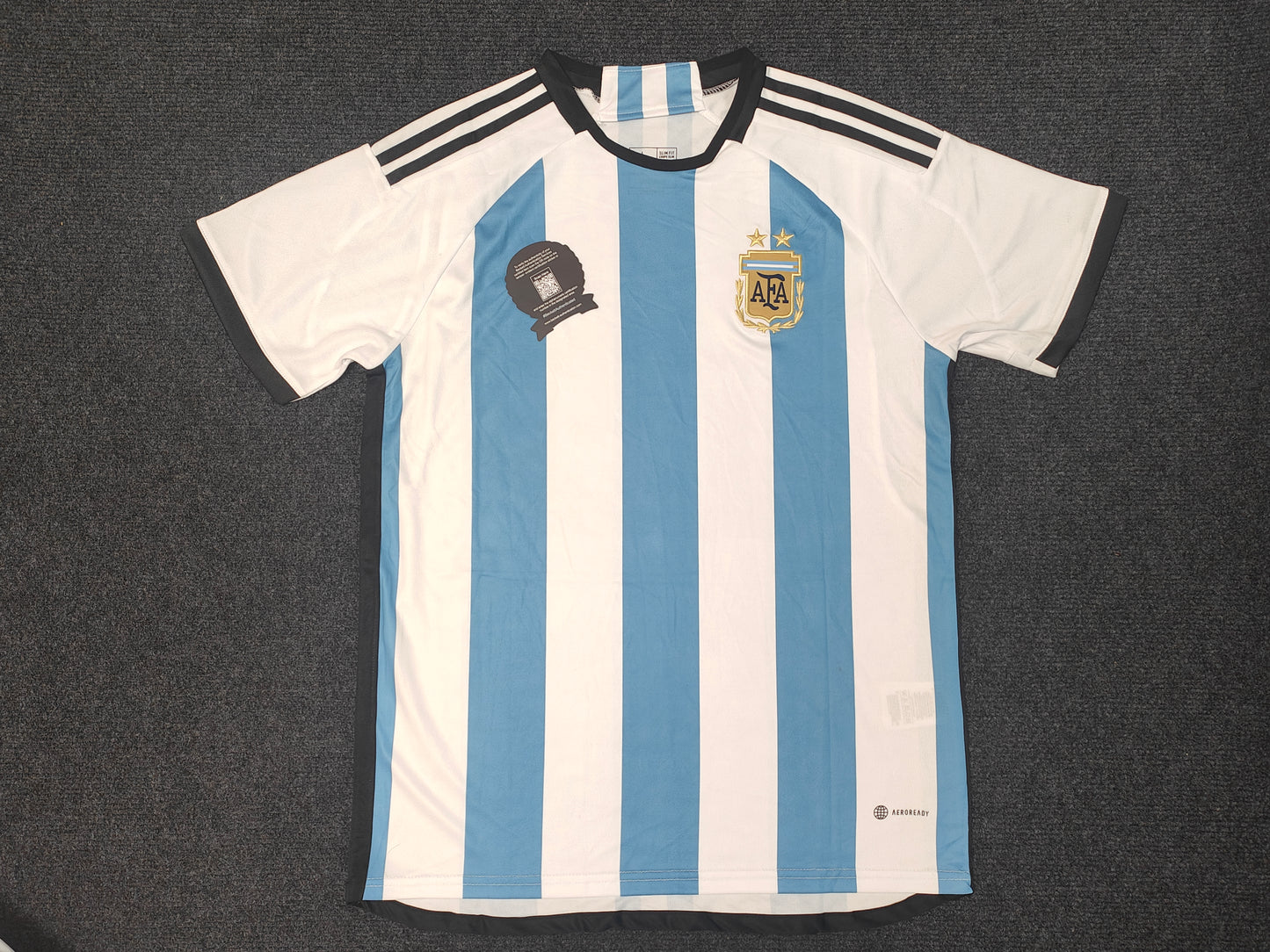 Messi Argentina 22/23 Season Home Autograph Jersey coa