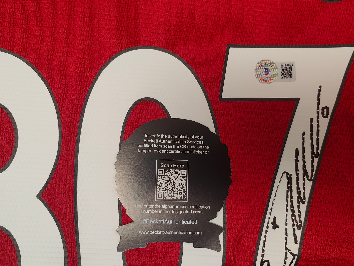 Cristiano Ronaldo 21/22 Manchester United Autographed Jersey COA