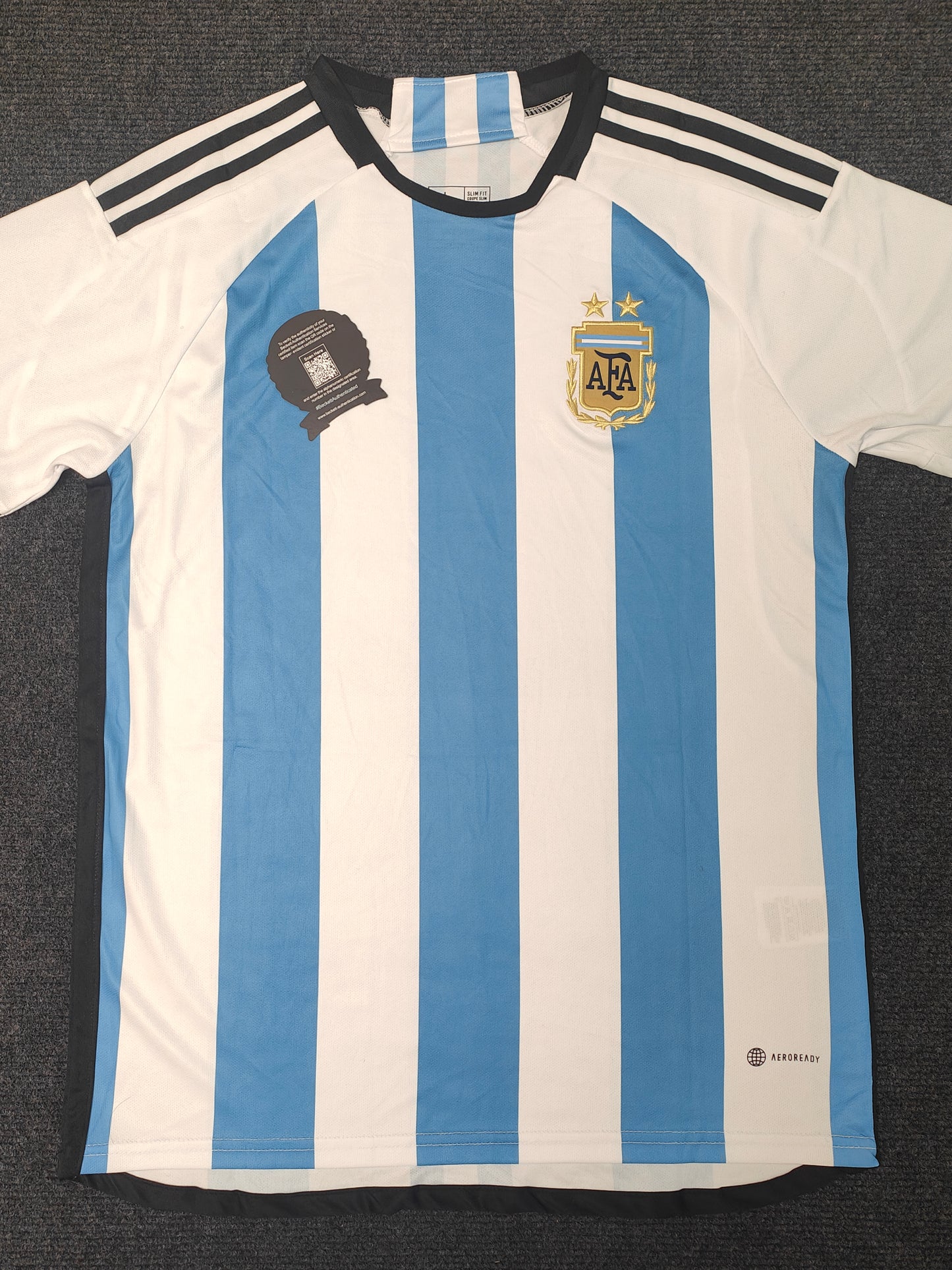 Messi Argentina 22/23 Season Home Autograph Jersey coa