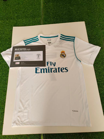 Cristiano Ronaldo Real Madrid 17/18 Season Home Autograph Jersey Icons coa
