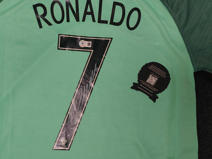 Cristiano Ronaldo Real Madrid Temporada 17/18 Visitante Camiseta Autografiada Icons coa