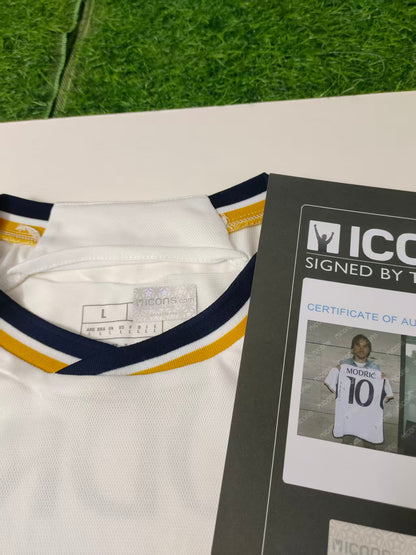 Luka Modrić Real Madrid Temporada 23/24 Camiseta Local Autografiada Icons coa