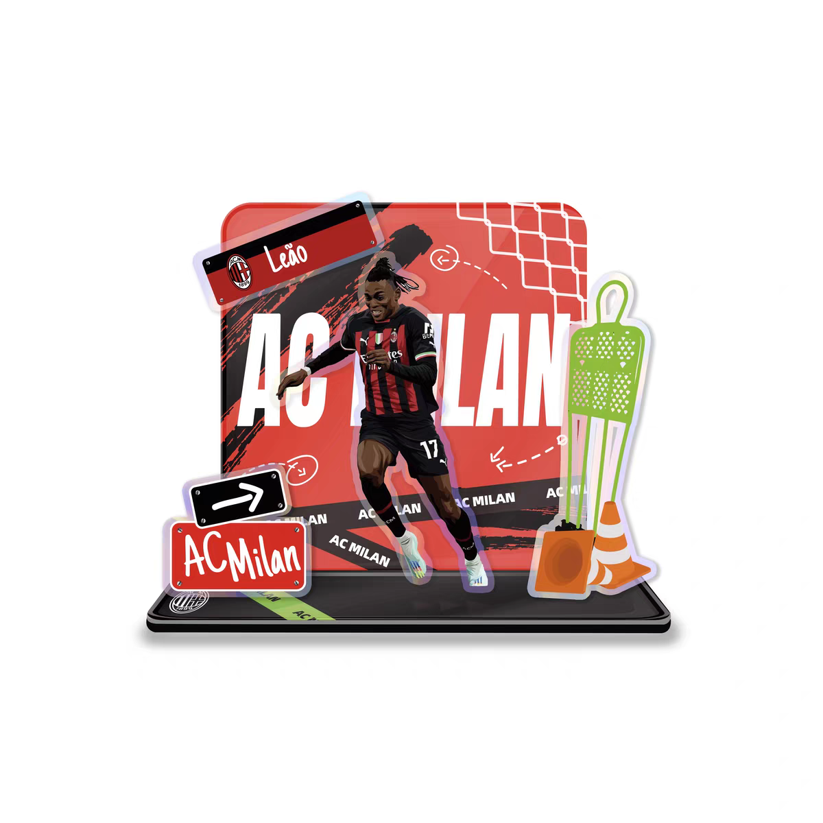 Football Star Acrylic Standee Souvenir Decorative Item Cultural and Creative Product