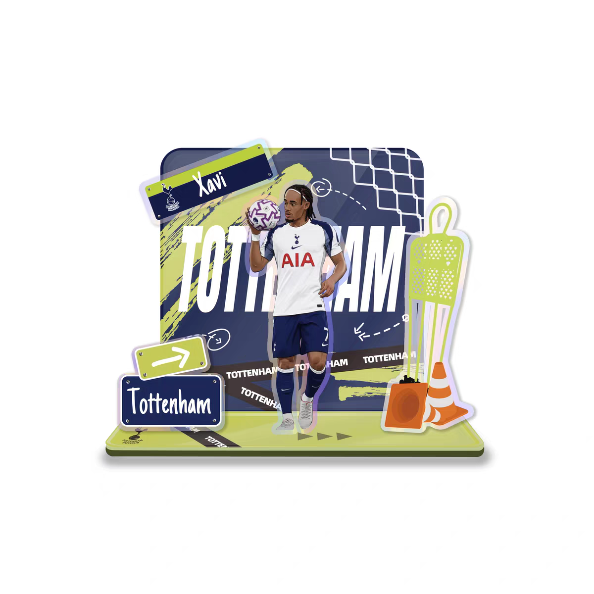 Football Star Acrylic Standee Souvenir Decorative Item Cultural and Creative Product
