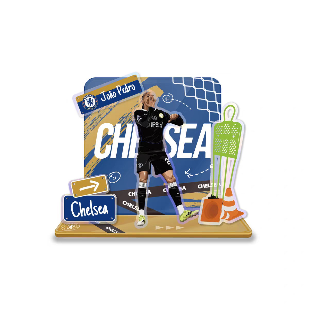 Football Star Acrylic Standee Souvenir Decorative Item Cultural and Creative Product
