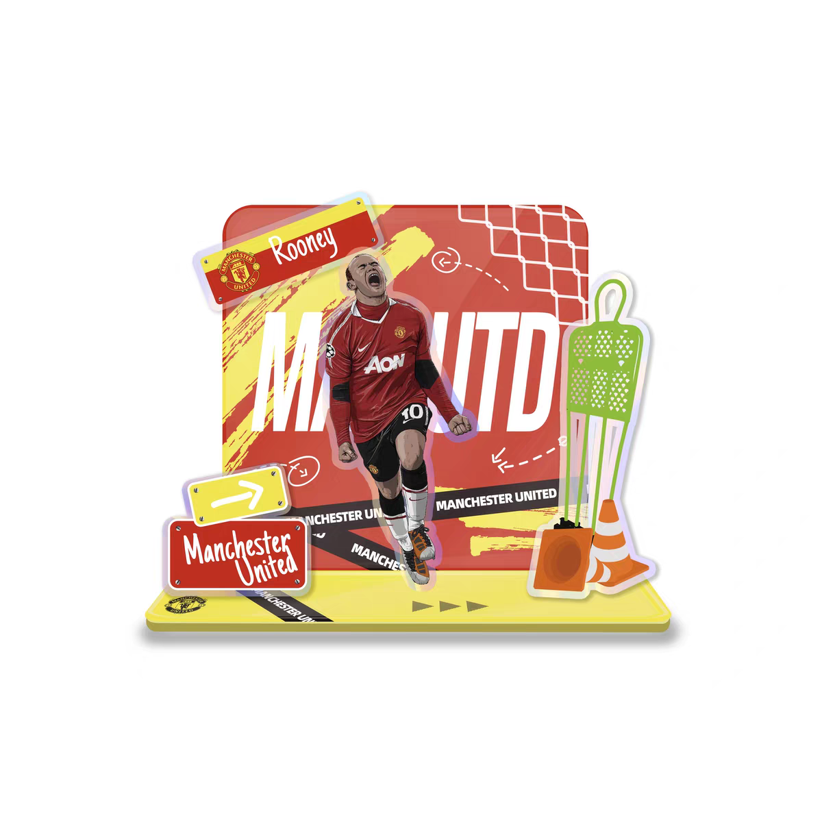 Football Star Acrylic Standee Souvenir Decorative Item Cultural and Creative Product