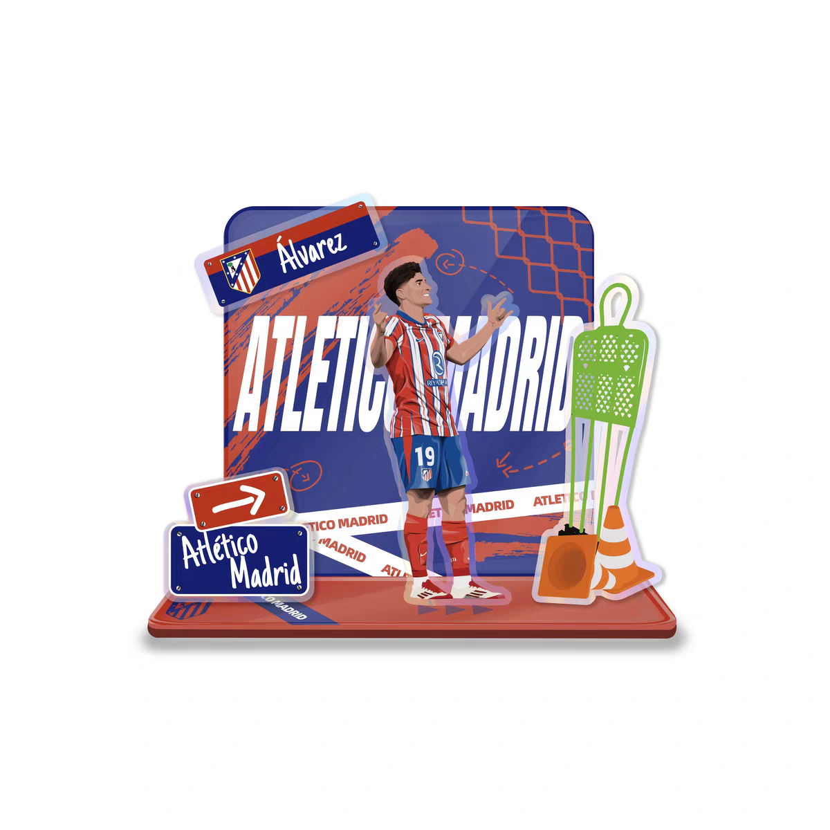 Football Star Acrylic Standee Souvenir Decorative Item Cultural and Creative Product