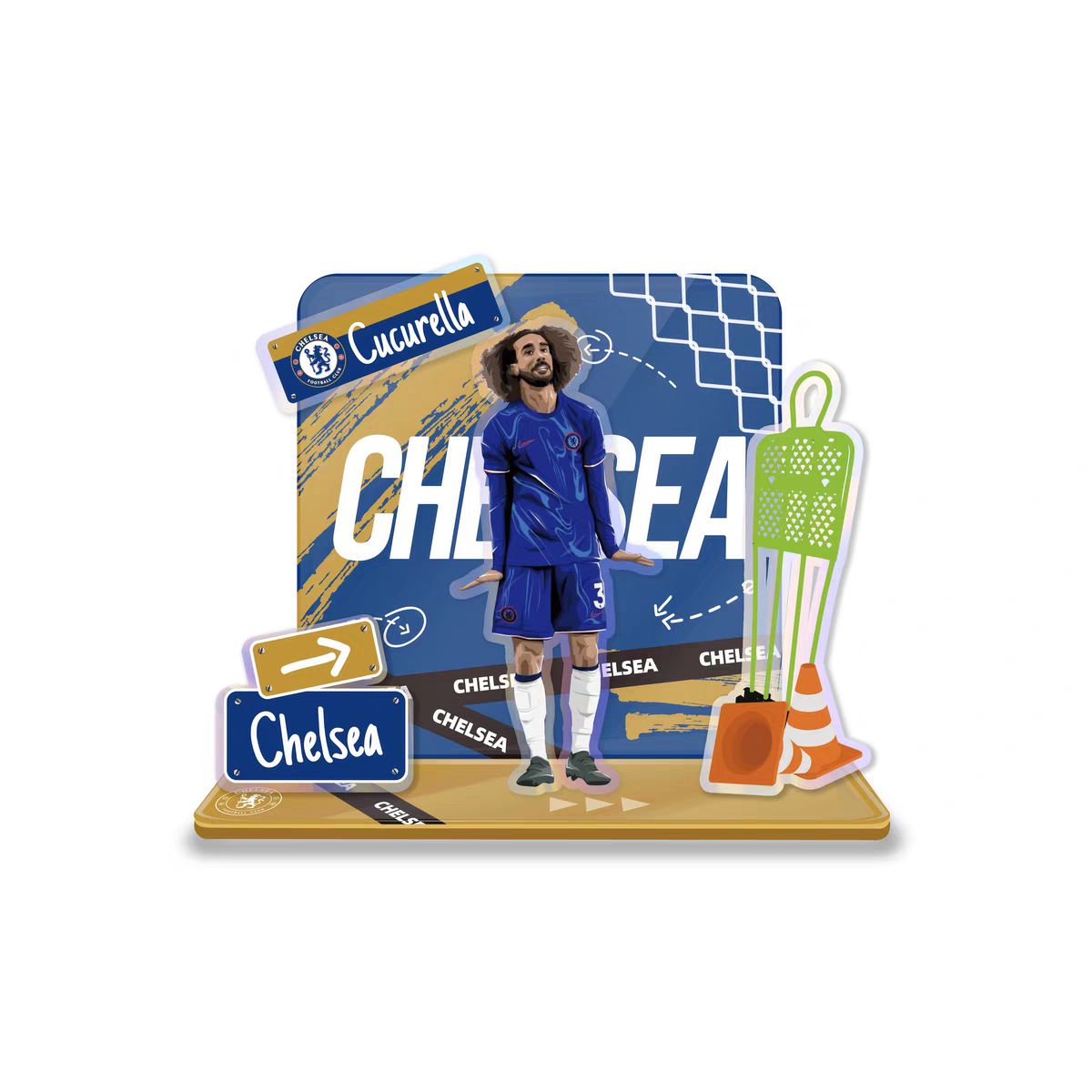 Football Star Acrylic Standee Souvenir Decorative Item Cultural and Creative Product