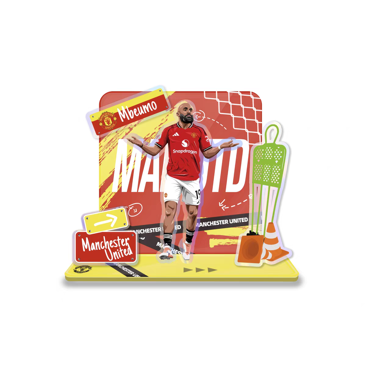 Football Star Acrylic Standee Souvenir Decorative Item Cultural and Creative Product