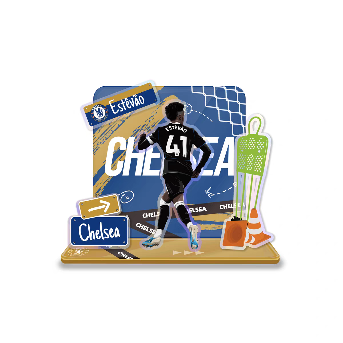 Football Star Acrylic Standee Souvenir Decorative Item Cultural and Creative Product