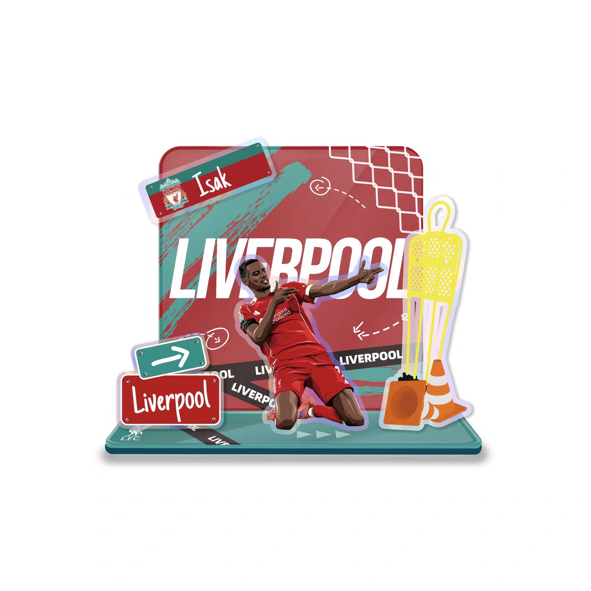 Football Star Acrylic Standee Souvenir Decorative Item Cultural and Creative Product