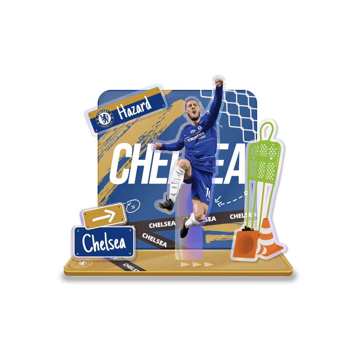 Football Star Acrylic Standee Souvenir Decorative Item Cultural and Creative Product