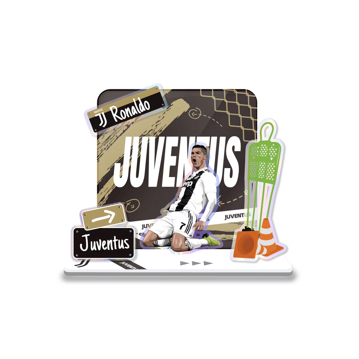 Football Star Acrylic Standee Souvenir Decorative Item Cultural and Creative Product