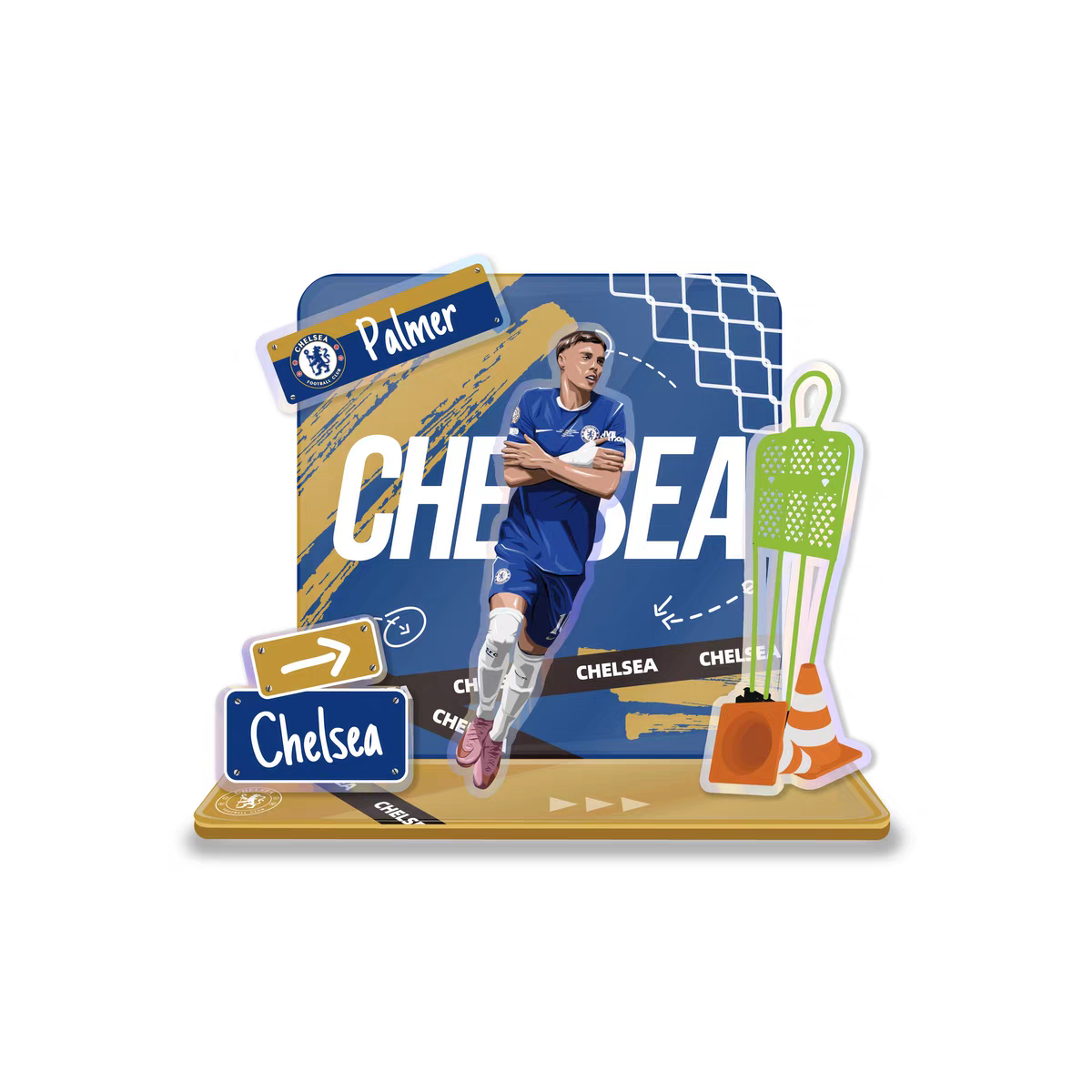 Football Star Acrylic Standee Souvenir Decorative Item Cultural and Creative Product