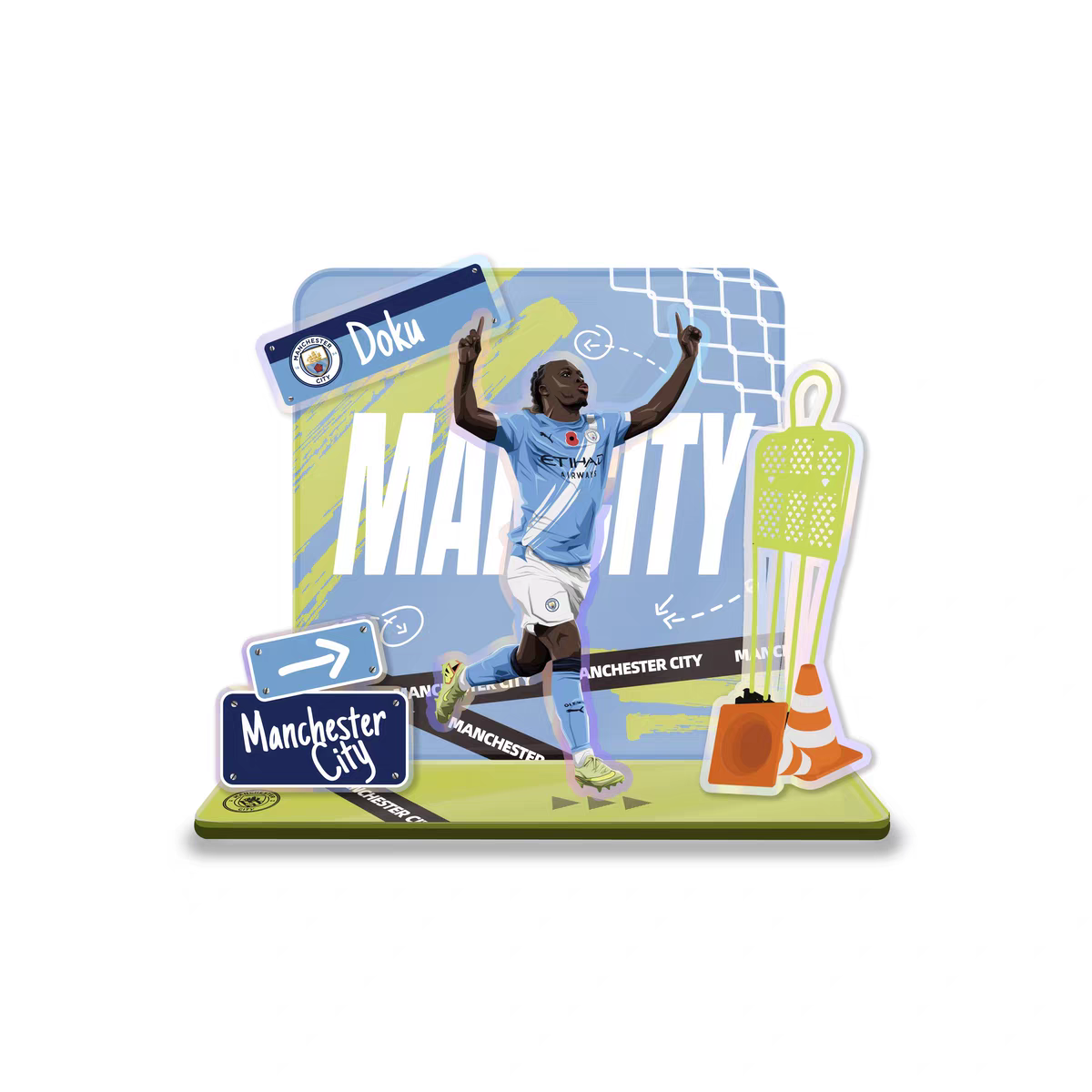 Football Star Acrylic Standee Souvenir Decorative Item Cultural and Creative Product