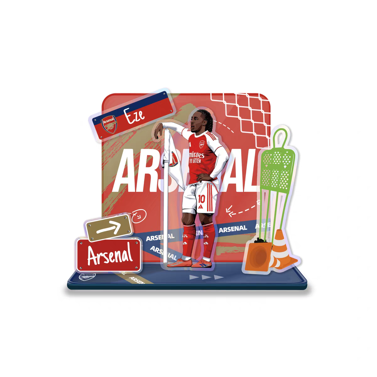Football Star Acrylic Standee Souvenir Decorative Item Cultural and Creative Product