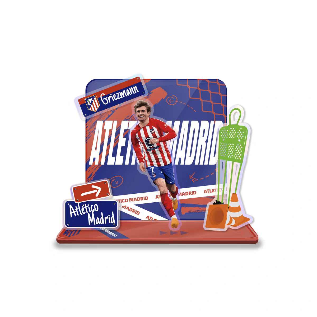 Football Star Acrylic Standee Souvenir Decorative Item Cultural and Creative Product