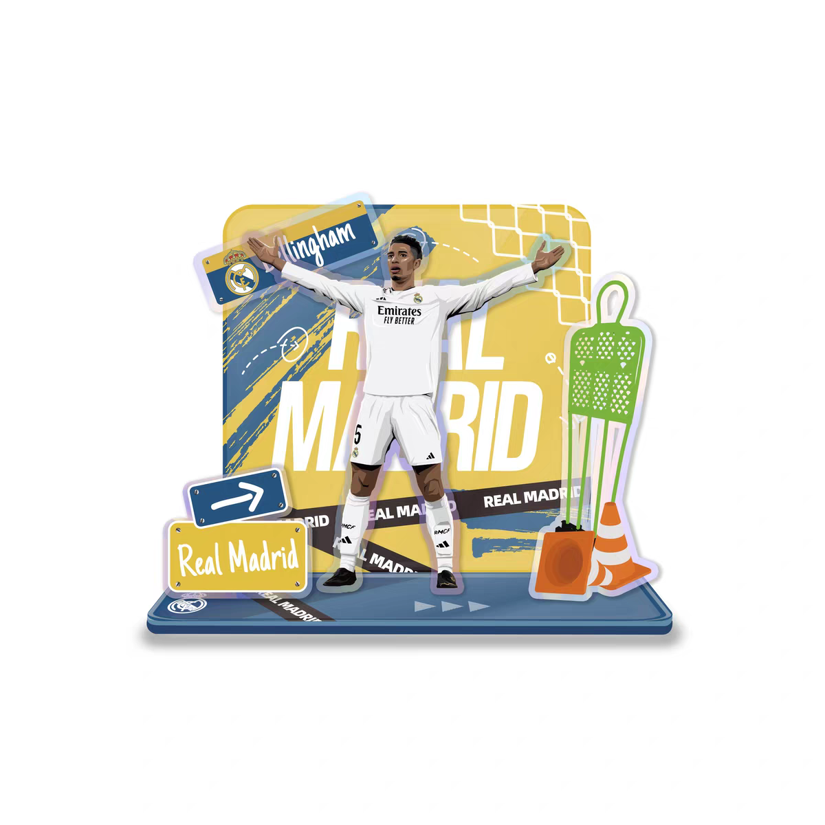 Football Star Acrylic Standee Souvenir Decorative Item Cultural and Creative Product