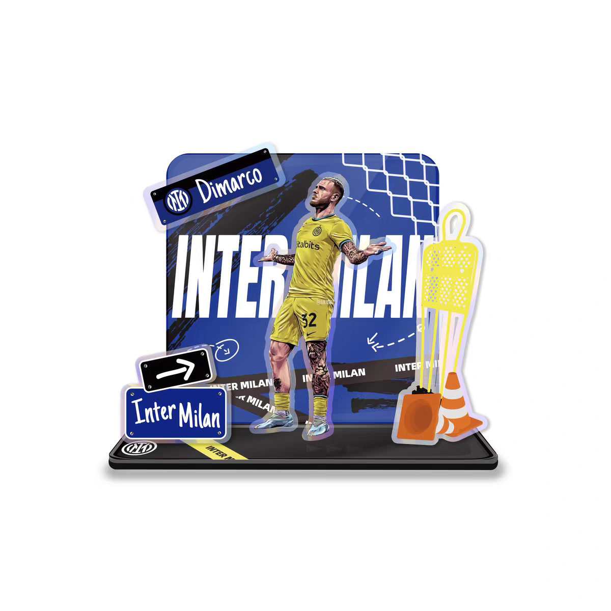 Football Star Acrylic Standee Souvenir Decorative Item Cultural and Creative Product